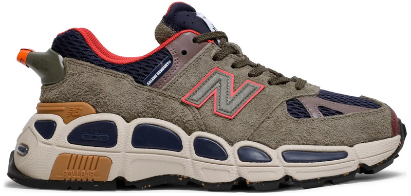 SALEHE BEMBURY X NEW BALANCE 574 YURT OLIVE NAVY ROJO