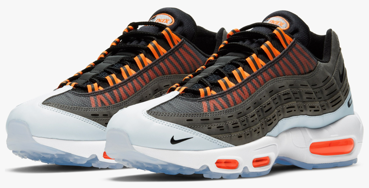 Nike Air Max 95 Kim Jones Schwarz Total Orange