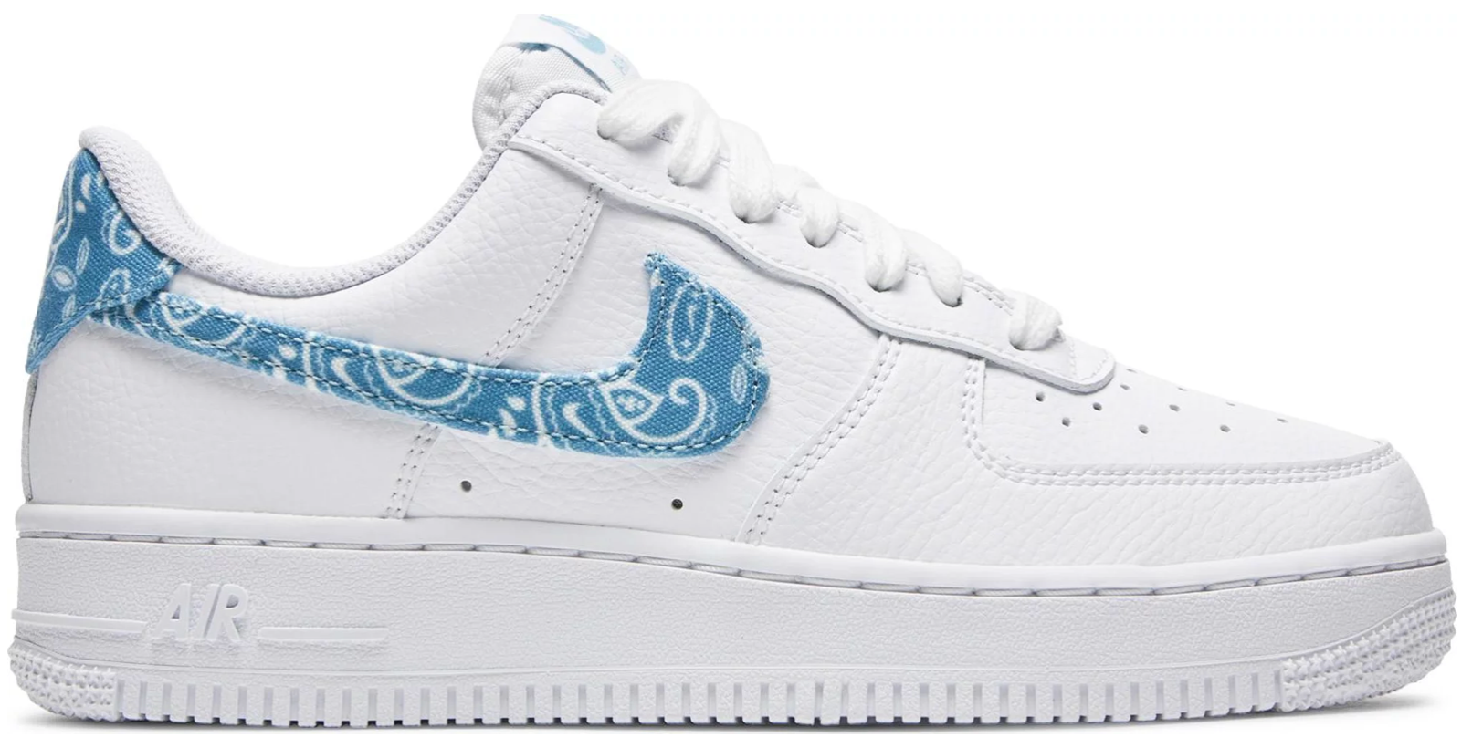 NIKE AIR FORCE 1 LOW '07 ESSENTIAL WHITE WORN BLUE PAISLEY (W)