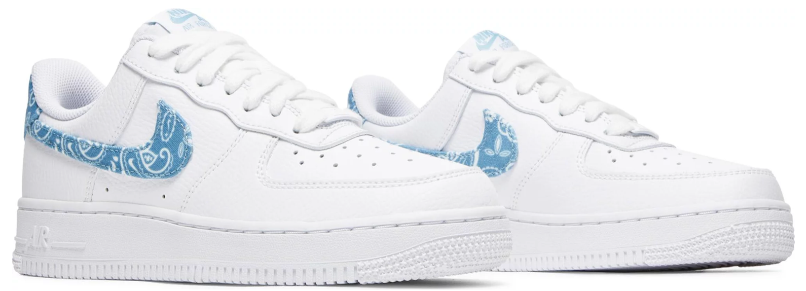 NIKE AIR FORCE 1 LOW '07 ESSENTIAL WHITE WORN BLUE PAISLEY (W)
