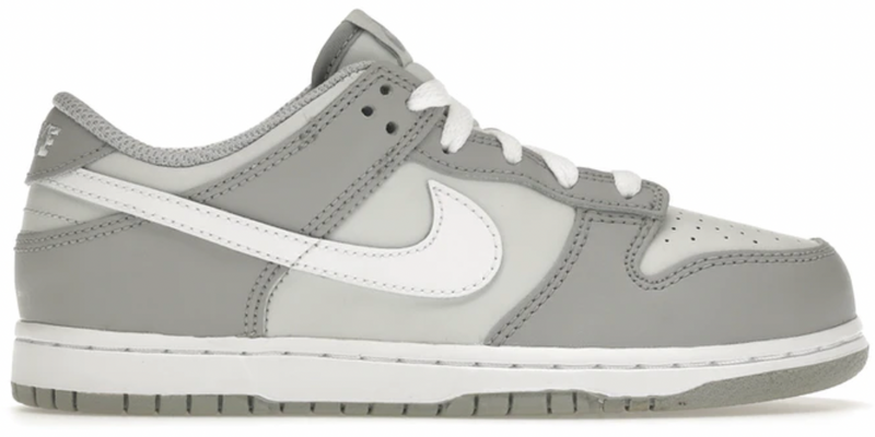 KIDS NIKE DUNK LOW TWO-TONED GREY (PS)