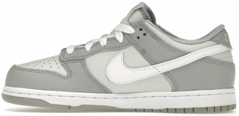 KIDS NIKE DUNK LOW TWO-TONED GREY (PS)