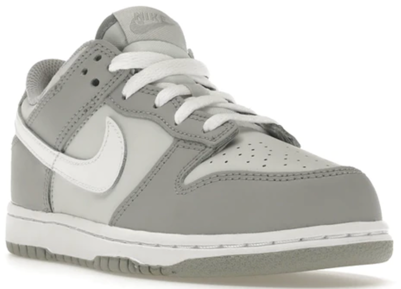 KIDS NIKE DUNK LOW TWO-TONED GREY (PS)