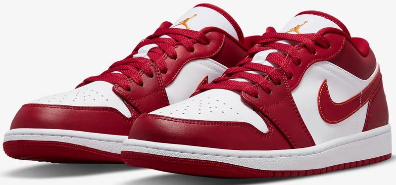 JORDAN 1 NIEDRIG KARDINALROT (M)