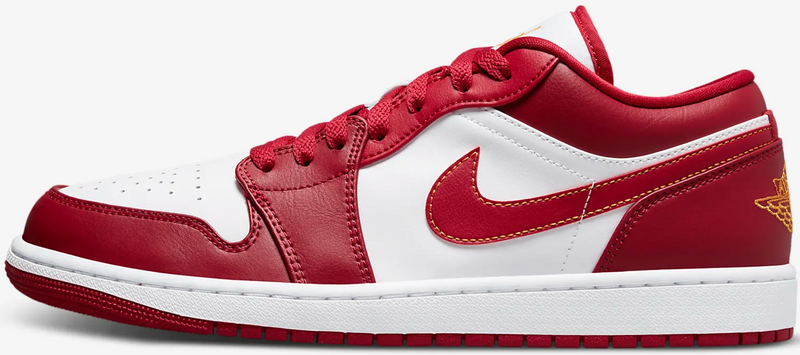 JORDAN 1 NIEDRIG KARDINALROT (M)