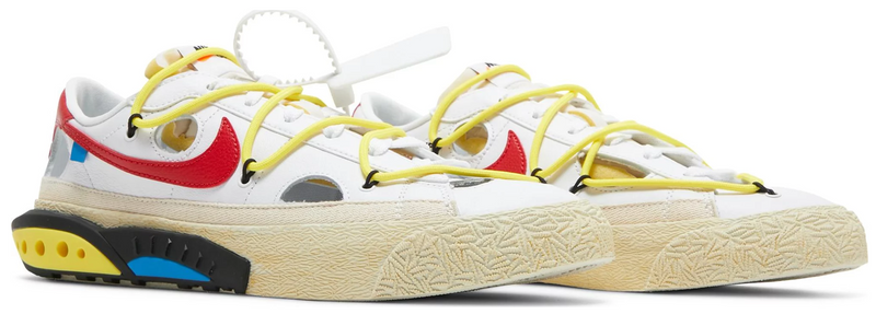 NIKE BLAZER LOW OFF-WHITE UNIVERSITY RED