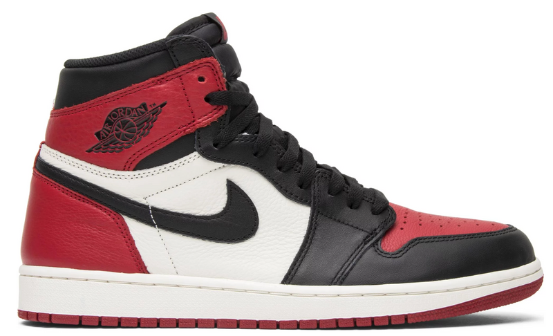 JORDAN 1 RETRO HIGH BRED TOE