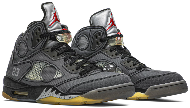 JORDAN 5 RETRO BLANCO NEGRO