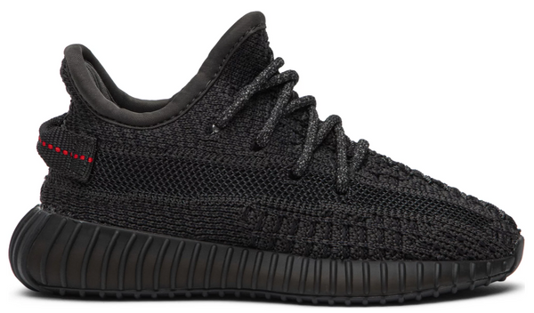 REFLECTIVE YEEZY BOOST 350 V2 BLACK INFANT NON