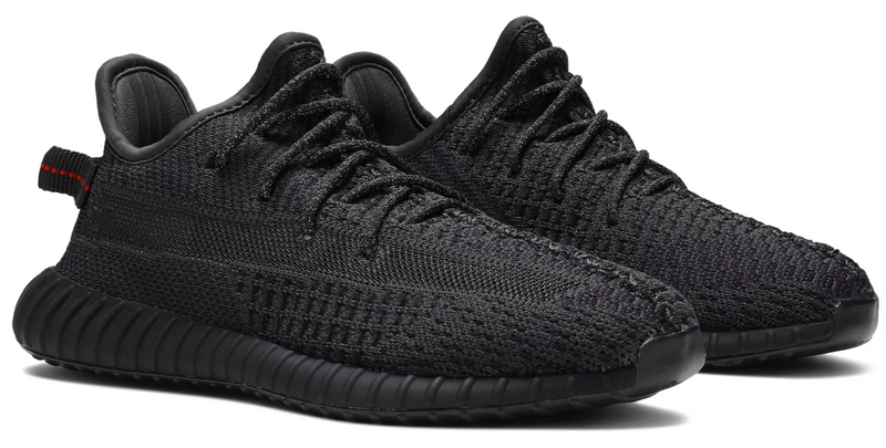 YEEZY BOOST 350 V2 BLACK (KIDS)(NON-REFLECTIVE)