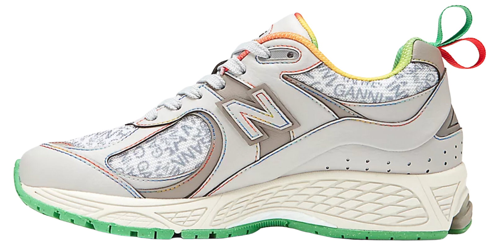 NEW BALANCE x GANNI 2002R  RAIN CLOUD ISLAND GREEN