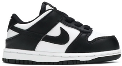 NIÑO NIKE DUNK LOW RETRO BLANCO NEGRO (TD)