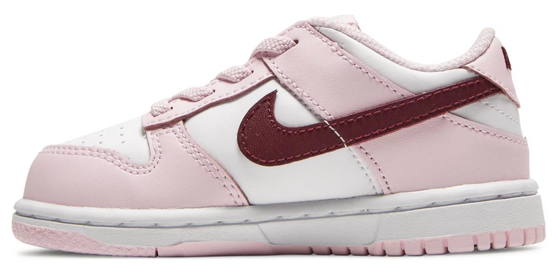 KIDS NIKE DUNK LOW PINK RED WHITE (PS)
