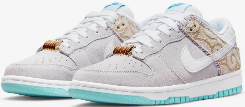 NIKE DUNK LOW SE BARBER SHOP GREY