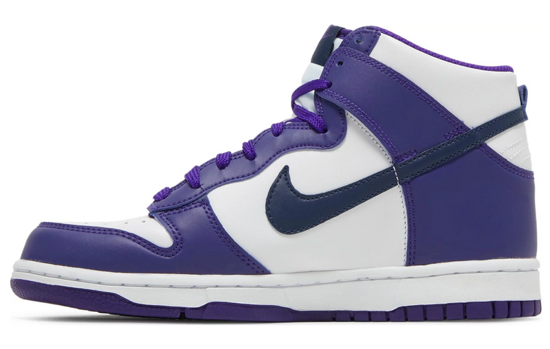 NIKE DUNK HIGH ELECTRO PURPLE MIDNIGHT NAVY (GS)