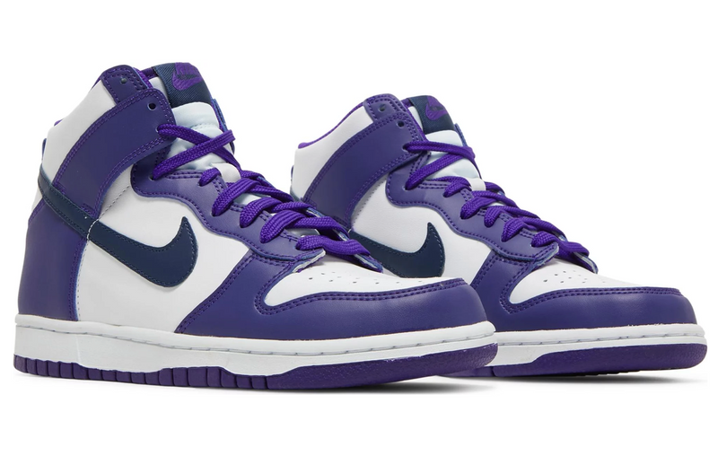NIKE DUNK HIGH ELECTRO PURPLE MIDNIGHT NAVY (GS)