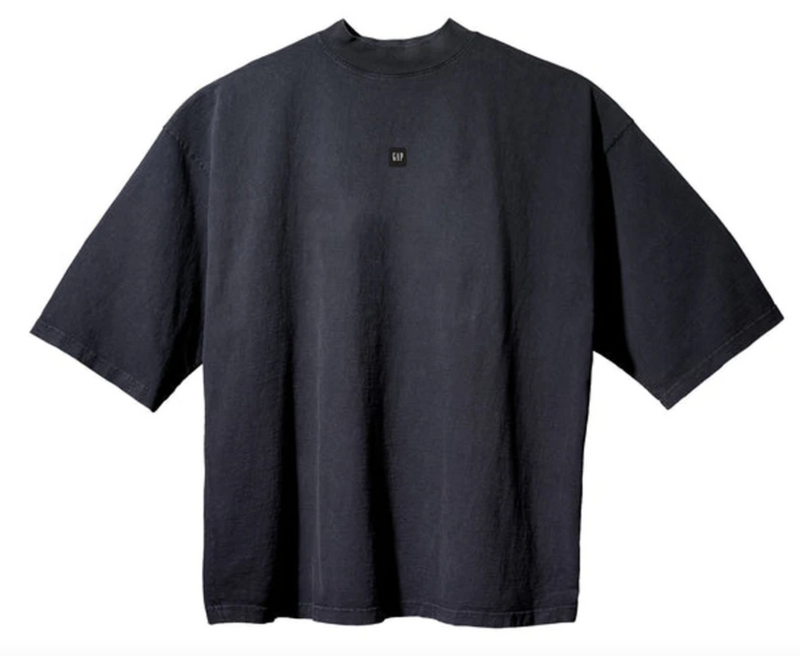 YEEZY GAP DISEÑADO POR EL LOGOTIPO DE BALENCIAGA CAMISETA DE MANGA 3/4 NEGRA