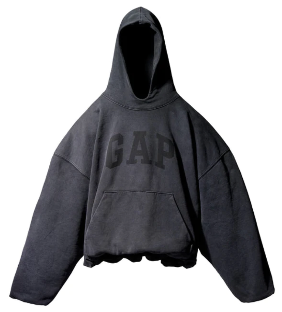 SUDADERA CON CAPUCHA YEEZY GAP ENGINEERED BY BALENCIAGA DOVE NEGRA