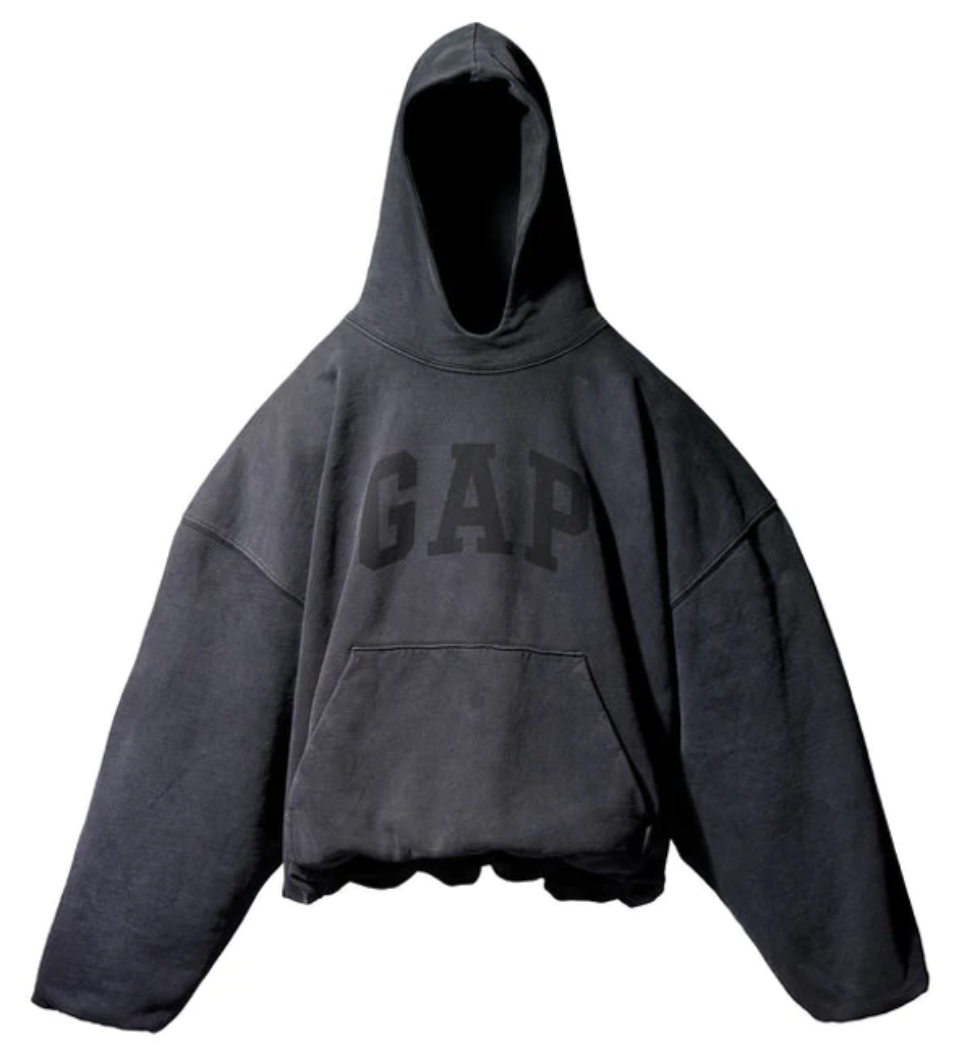 YEEZY GAP ENGINEERED BY BALENCIAGA DOVE HOODIE BLACK