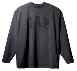 YEEZY GAP ENGINEERED BY BALENCIAGA DOVE LONGSLEEVE TEE BLACK