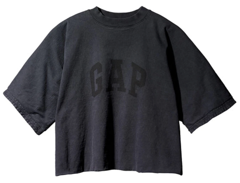 YEEZY GAP DISEÑADO POR BALENCIAGA CAMISETA SIN COSTURAS NEGRA