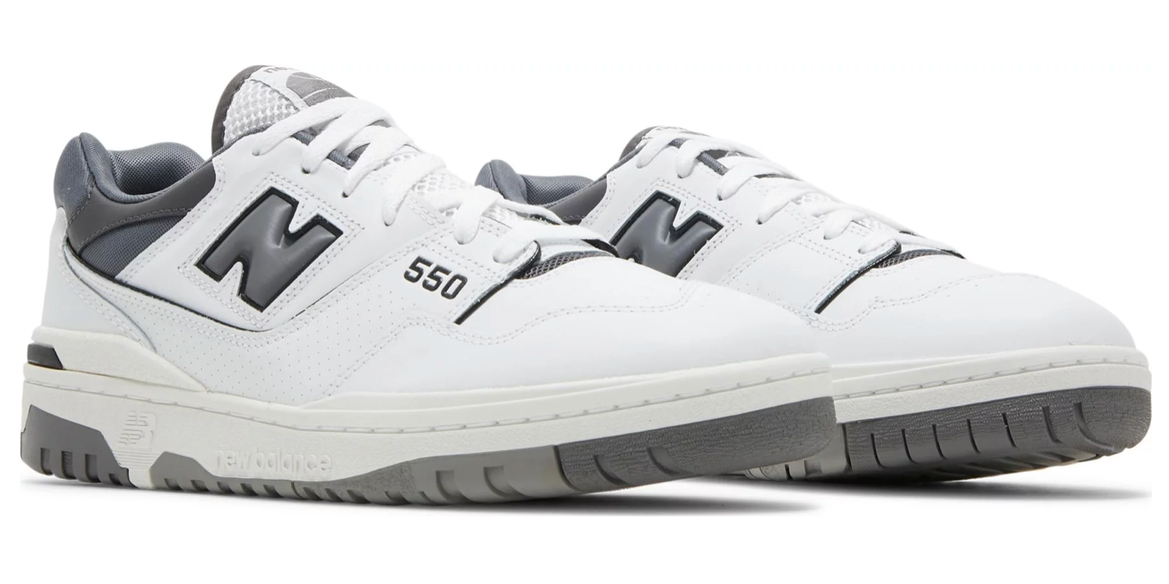 NEW BALANCE 550 BLANCO GRIS GRIS OSCURO BB550WTG