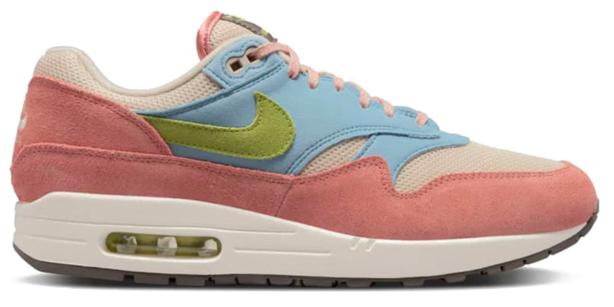 NIKE AIR MAX 1 LIGHT MADDER ROOT WORN BLAU