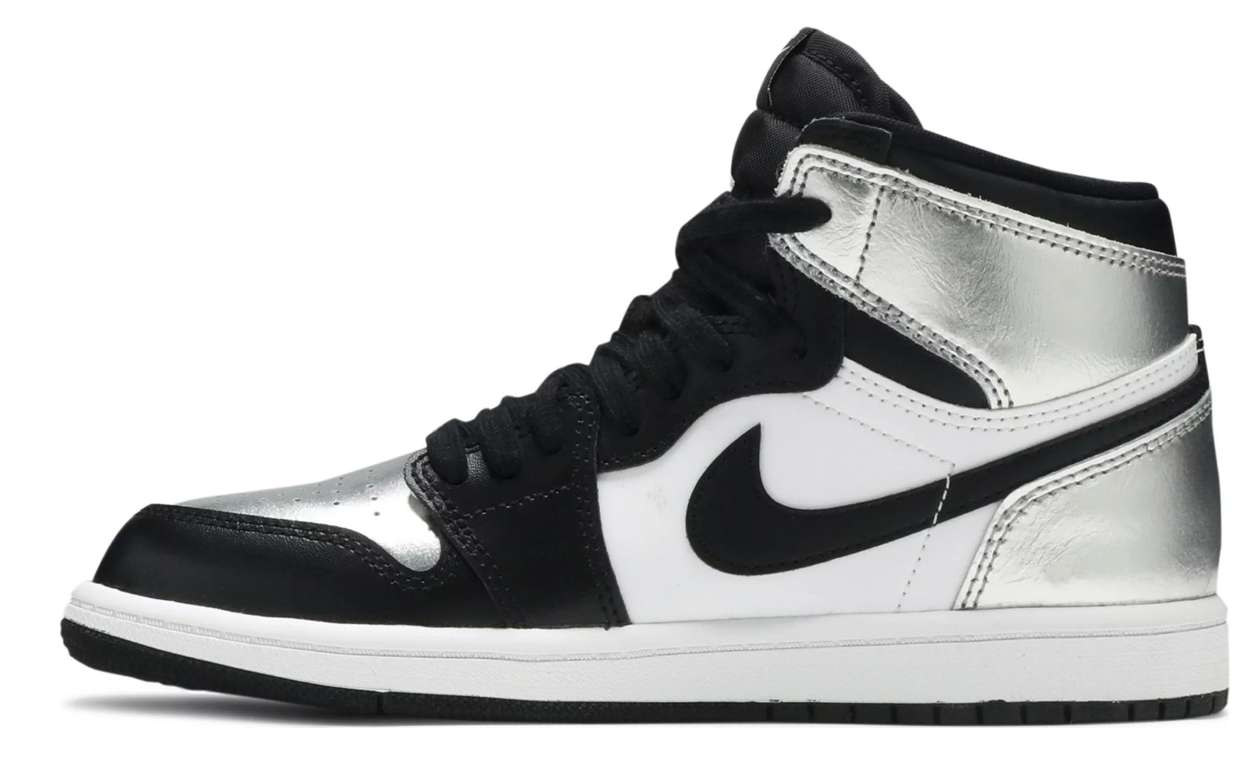 KIDS JORDAN 1 RETRO HIGH SILVER TOE PS