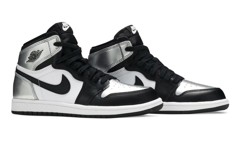 KIDS JORDAN 1 RETRO HIGH SILVER TOE (PS)