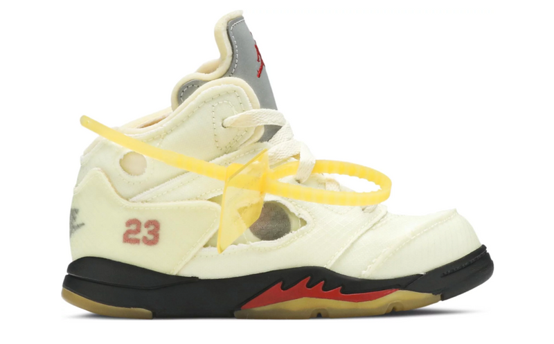 TODDLERS JORDAN 5 RETRO OFF-WHITE SAIL (TD)