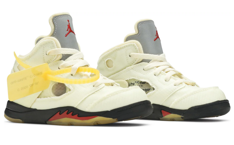 TODDLERS JORDAN 5 RETRO OFF-WHITE SAIL (TD)
