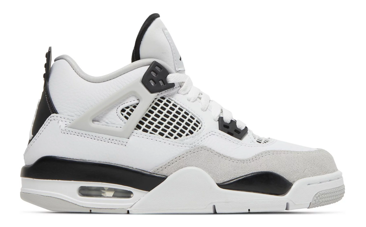 408452 JORDAN 4 RETRO MILITARY BLACK GS 111 Nike Air