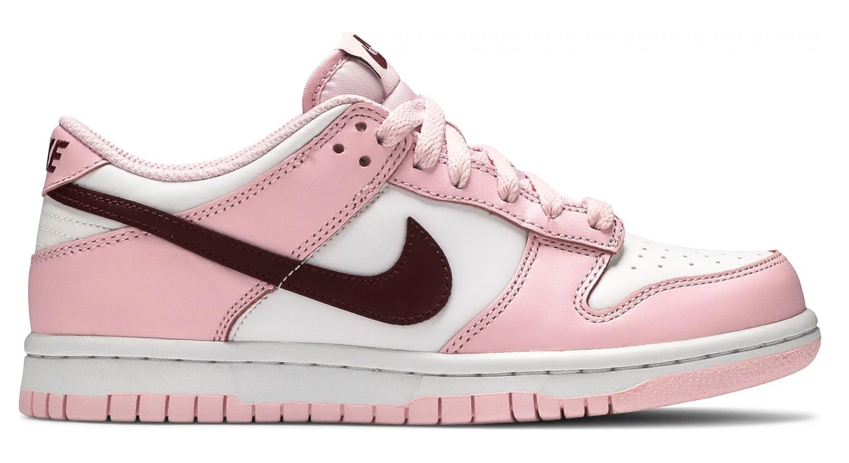 NIKE DUNK LOW PINK FOAM RED WHITE GS