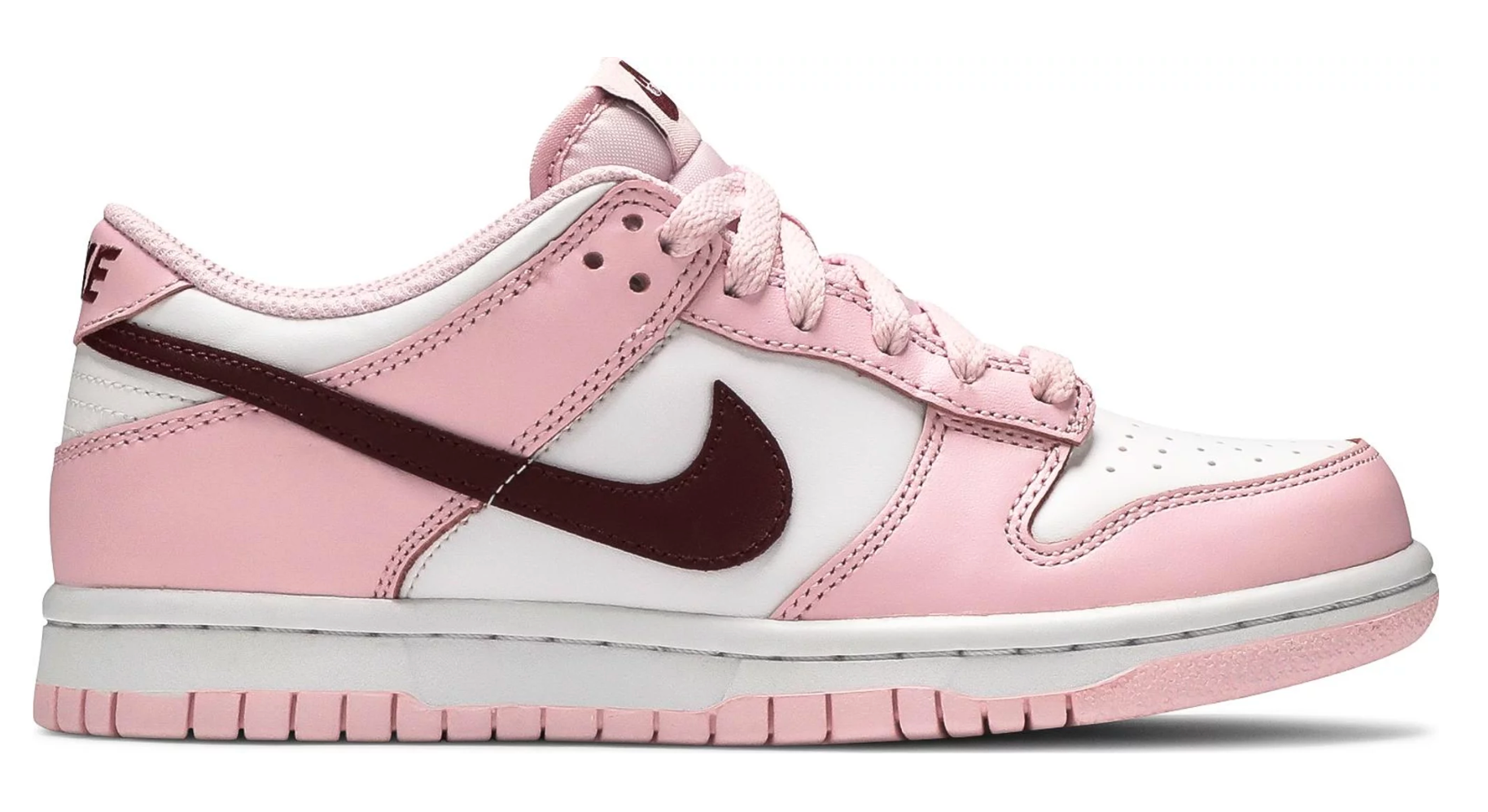 NIKE DUNK LOW ROSA ESPUMA ROJO BLANCO (GS)