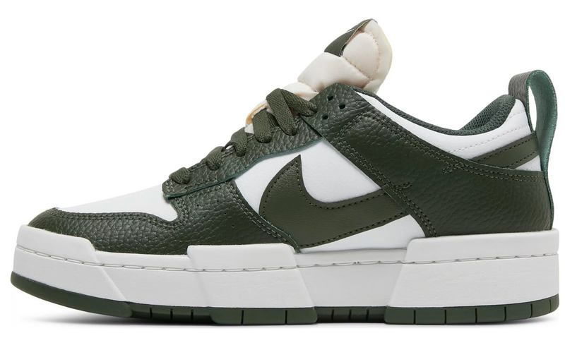 NIKE DUNK LOW DISRUPT VERDE OSCURO BLANCO (W)