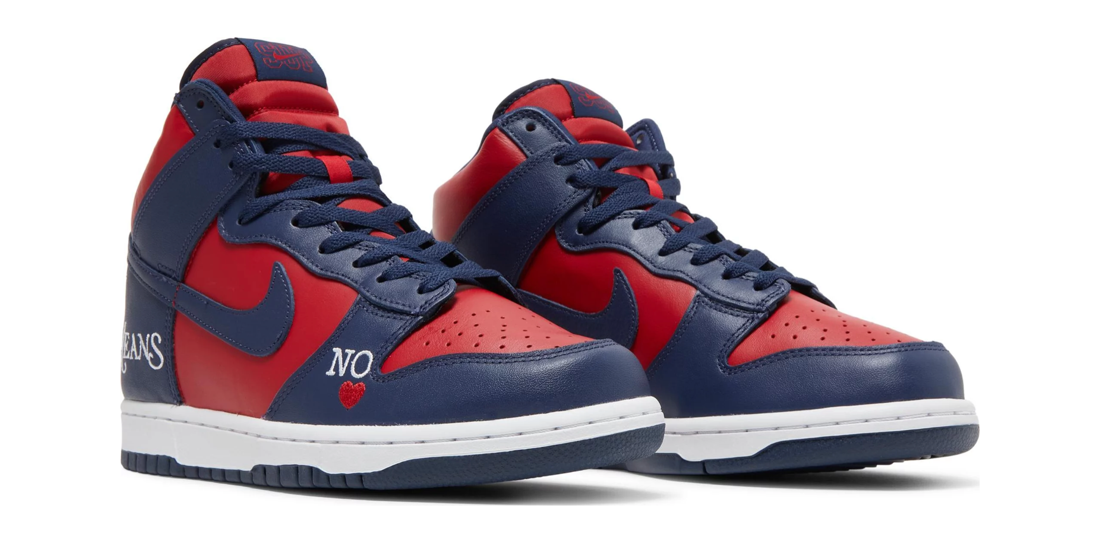 nike sb dunk high supreme by any means navy