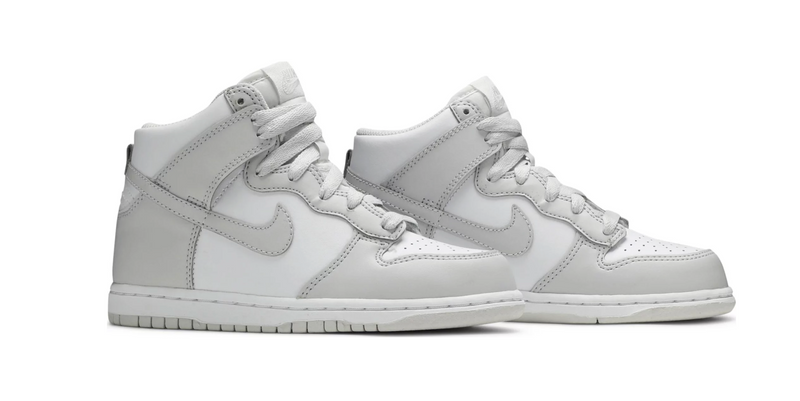 Nike Dunk High Retro Weiß Großes Grau (PS)