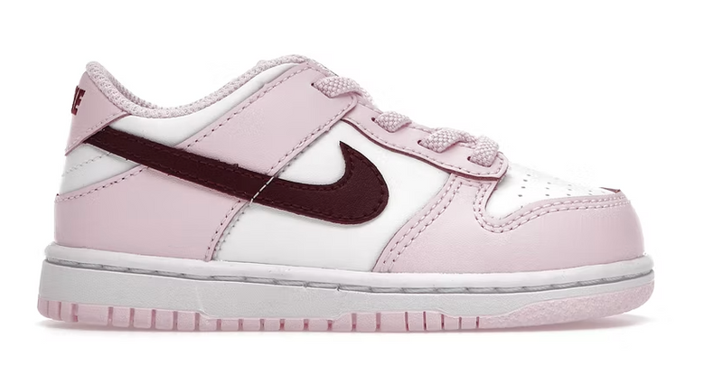 TODDLERS NIKE DUNK LOW PINK RED WHITE (TD)