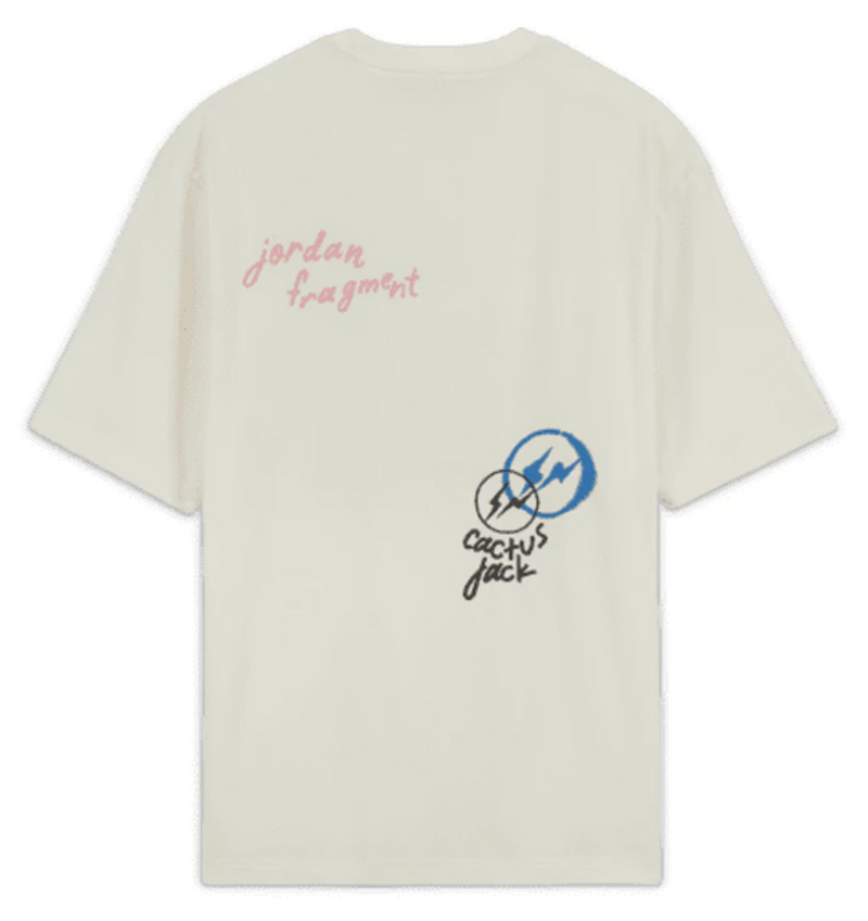 TRAVIS SCOTT X JORDAN X FRAGMENT T-SHIRT WHITE