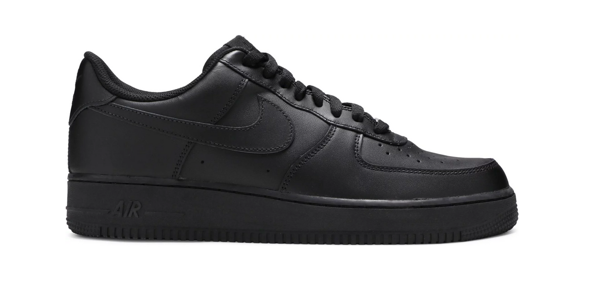 Air force black low top store