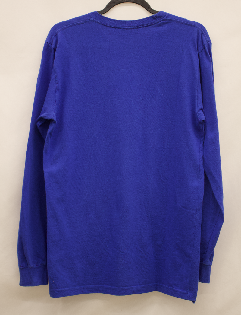 PRE LOVED - SUPREME X COMME DES GARCONS BLUE LONG SLEEVE
