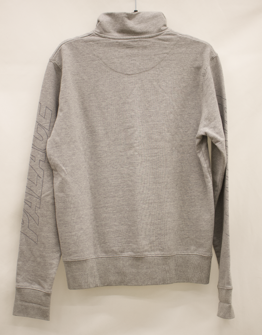 PRE LOVED PALACE POLO ZIP UP GREY JACKET