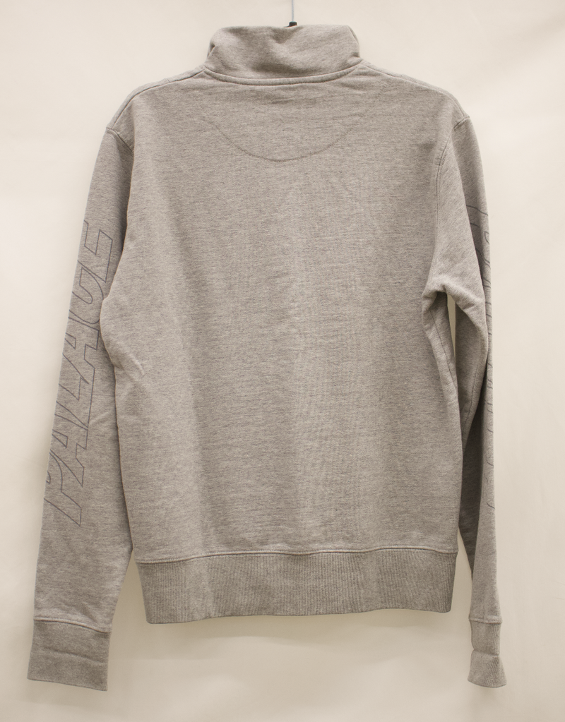 PRE LOVED - PALACE POLO ZIP UP GREY JACKET