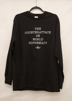 PRE LOVED - SUPREME BLACK PUBLIC ENEMY LONG SLEEVE