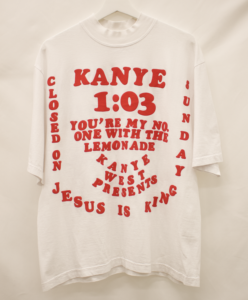 PRE LOVED - KANYE WEST CLOSED ON SUNDAY JESUS IS KING T SHIRT
