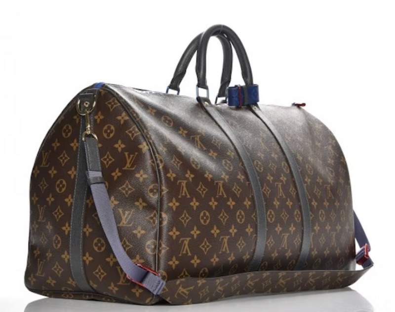 Louis Vuitton Keepall Bandouliere Monogram Outdoor 55 Brown in