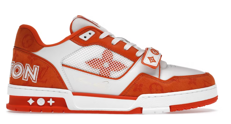 LOUIS VUITTON TRAINER MONOGRAMM DENIM ORANGE