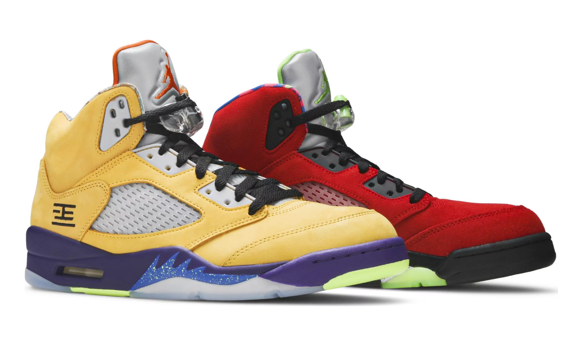 Retro 5 jordans yellow Clearance