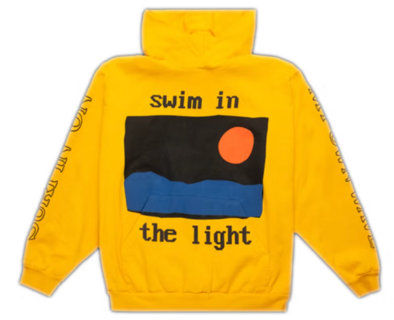 KID CUDI SWIM IN THE LIGHT HOODIE YELLOW