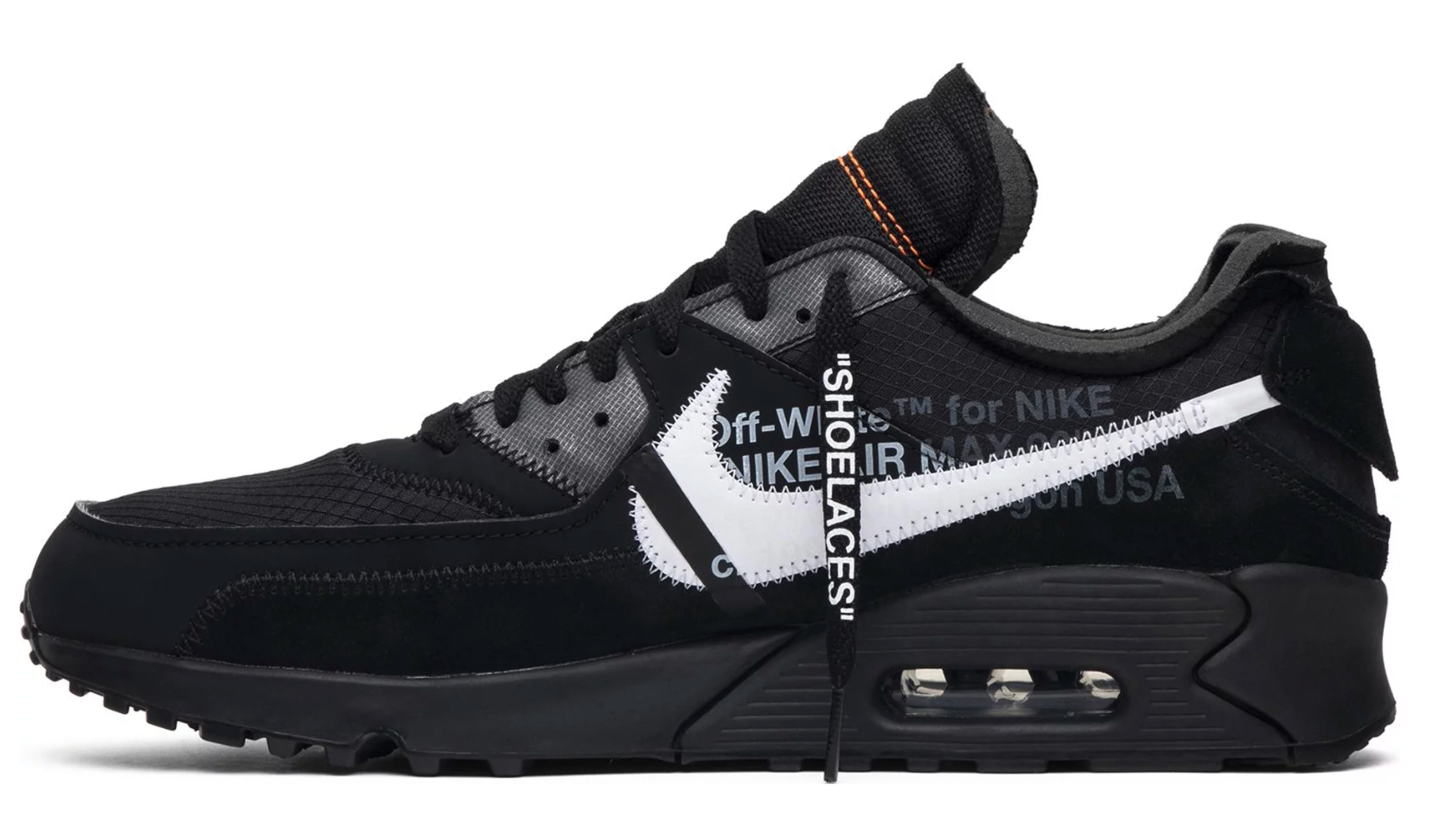 NIKE AIR MAX 90 OFF-WHITE BLACK